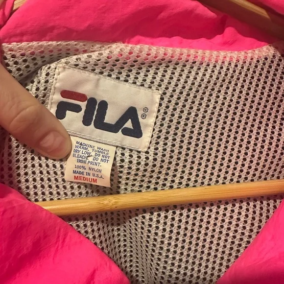 Fila Pink and Black Jacket - Picture 3 of 4